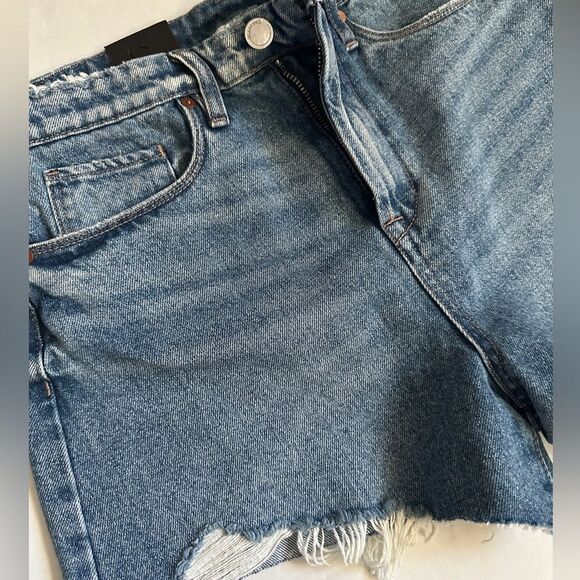New with tags Blank NYC Distressed Denim High Waisted Cut Off Shorts - Picture 11 of 14